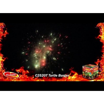Πυροτεχνήματα 25 βολών Turtle Burger Πυροτεχνήματα 25 βολών Turtle Burger